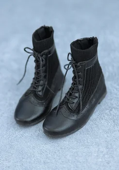 BJD doll batai tinka 1-3 dydis madingų nėrinių laisvalaikio bateliai sportiniai bateliai odiniai batai juoda lėlės priedai