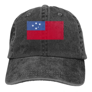 Vakarų Samoa vėliavos Kaubojaus skrybėlę